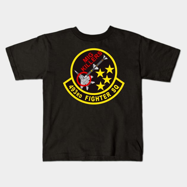 493rd Fighter Squadron Kids T-Shirt by MBK